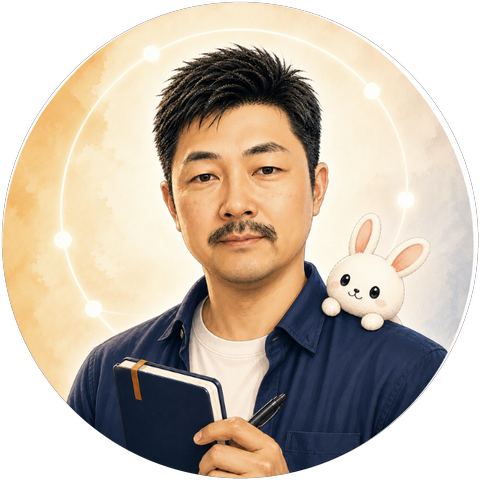 大野 暁の似顔絵